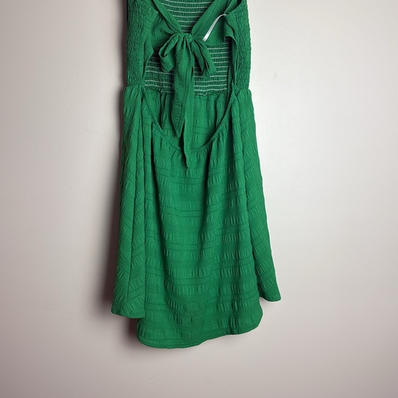 Dreamara Green Tie shoulder Tie back Sleeveless Backless Summer Cami Dress - Picture 7 of 7